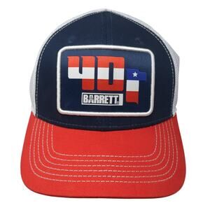 40 Barrett Strapback Trucker Hat Multi One Size Mesh Back Colorblock